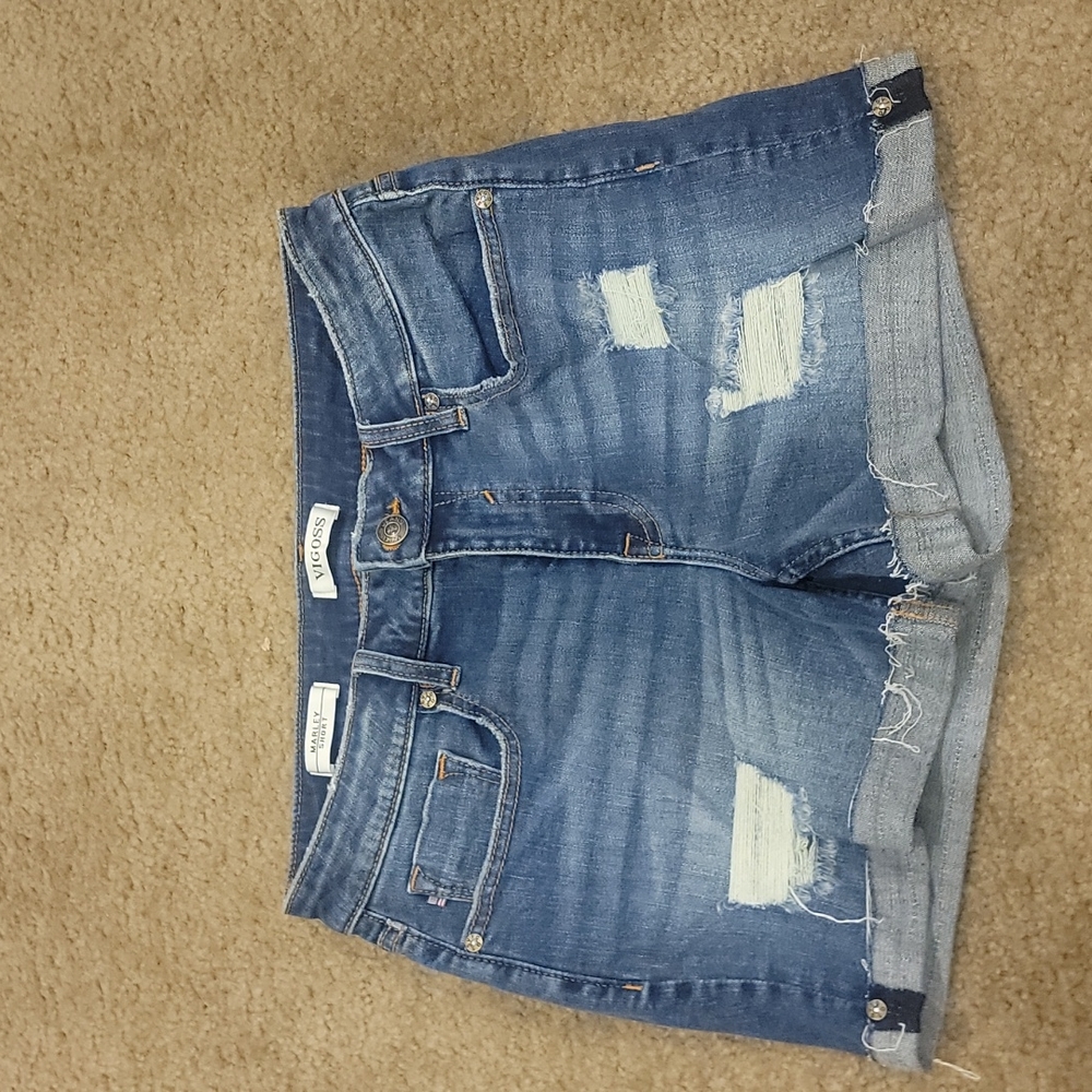 NWOT Vigoss Marley Jean Shorts Size 27